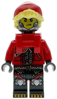 LEGO Cooper - Robot with Red Cap and Neck Bracket minifigure