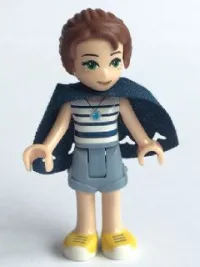LEGO Emily Jones, Sand Blue Shorts - with Cape minifigure