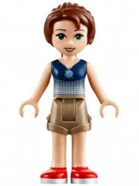 LEGO Emily Jones, Dark Tan Shorts minifigure