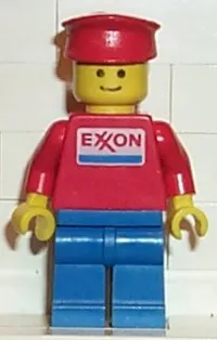LEGO Exxon - Blue Legs, Red Hat minifigure