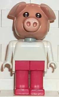 LEGO Fabuland Figure Pig 6 minifigure