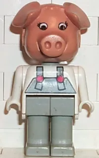 LEGO Fabuland Figure Pig 7 minifigure