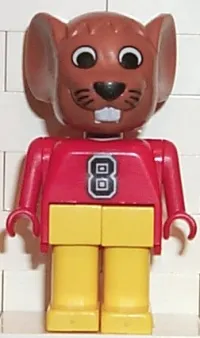 LEGO Fabuland Figure Mouse 2 minifigure