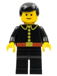 LEGO Fire - Classic, Black Male Hair minifigure