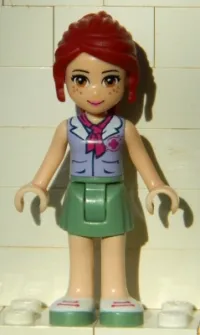 LEGO Friends Mia, Sand Green Skirt, Lavender Top minifigure