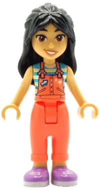 LEGO Friends Liann - Coral Overalls minifigure