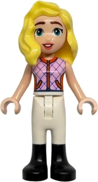 LEGO Friends Matilde - Bright Pink Sleeveless Jacket, White Trousers, Black Boots minifigure