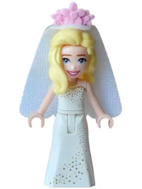 LEGO Friends Astrid - White Wedding Dress minifigure