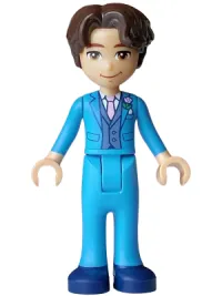 LEGO Friends Petch - Dark Azure Wedding Suit minifigure