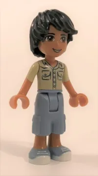 LEGO Friends Matthew, Sand Blue Long Shorts, Khaki Shirt minifigure