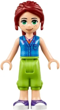 LEGO Friends Mia, Lime Cropped Trousers, Blue Top minifigure
