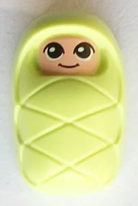 LEGO Baby / Infant - with Stud Holder on Back with Smiling Face and Large Eyes Pattern (Baby Ola) minifigure
