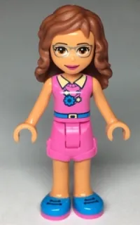 LEGO Friends Olivia, Dark Pink Shorts and Top minifigure