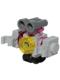 LEGO Friends Zobo the Robot, Roller Skate and Trans-Yellow Round Tile minifigure
