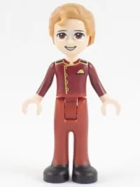 LEGO Friends Julian, Dark Red Usher Uniform minifigure