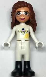 LEGO Friends Olivia, White Bee Suit and Black Boots minifigure