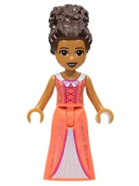 LEGO Friends Andrea, Coral Dress and Updo minifigure