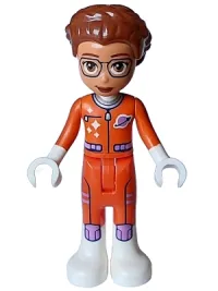 LEGO Friends Olivia (Adult) - Astronaut, Reddish Orange Space Suit minifigure