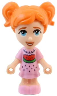 LEGO Friends Ella - Micro Doll, Bright Pink Watermelon Dress minifigure