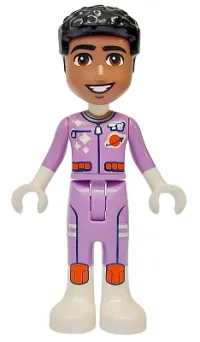 LEGO Friends William (Adult) - Medium Lavender Spacesuit minifigure