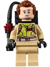 LEGO Dr. Peter Venkman, Printed Arms, Slimed - with Proton Pack minifigure