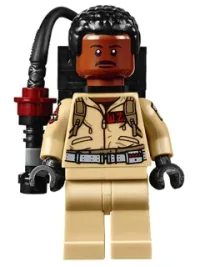 LEGO Dr. Winston Zeddemore, Printed Arms - with Proton Pack minifigure