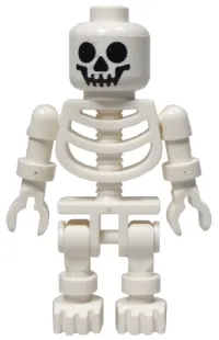 LEGO Skeleton with Standard Skull minifigure