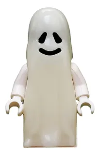 LEGO Ghost with 1 x 2 Plate and 1 x 2 Brick as Legs minifigure