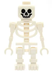 LEGO Skeleton, Fantasy Era Torso with Standard Skull, Mechanical Arms Straight minifigure