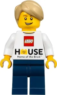 LEGO LEGO House Minifigure - LEGO Logo, 'Home of the Brick' minifigure