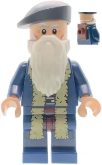 LEGO Leonardo da Vinci - Black Beret, Neck Bracket minifigure