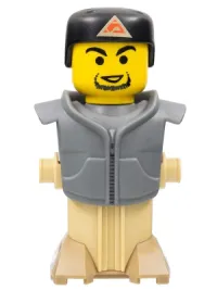 LEGO McDonald's Sports Skateboarder with Stickers minifigure