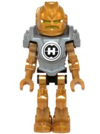 LEGO Hero Factory Mini - Rocka - Flat Silver Armor minifigure