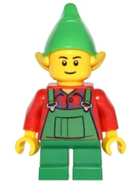 LEGO Elf - Green Overalls minifigure