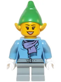 LEGO Elf - Female Medium Blue Top minifigure