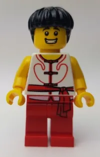 LEGO Dragon Boat Race Team Red/White Member 3 minifigure
