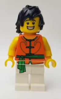 LEGO Dragon Boat Race Team Green/Orange Member 1 minifigure