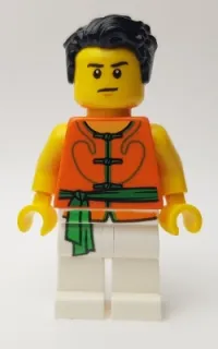 LEGO Dragon Boat Race Team Green/Orange Member 3 minifigure