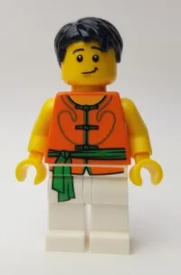 LEGO Dragon Boat Race Team Green/Orange Member 5 minifigure