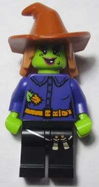 LEGO Wacky Witch - Dark Orange Floppy Hat minifigure