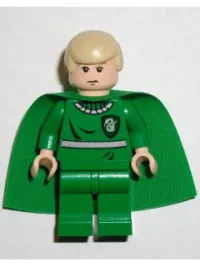 LEGO Draco Malfoy, Green Quidditch Uniform, Light Nougat minifigure