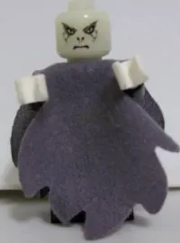 LEGO Voldemort, Glow In Dark Opaque Head, Dark Bluish Gray Dementor Style Cape minifigure