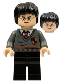 LEGO Harry Potter, Gryffindor Stripe and Shield Torso, Black Legs minifigure