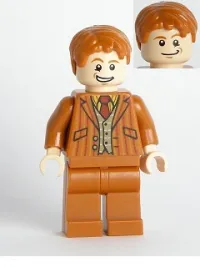 LEGO Fred / George Weasley, Dark Orange Suit minifigure