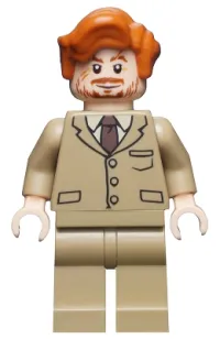 LEGO Professor Remus Lupin - Dark Tan Suit minifigure