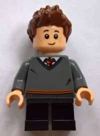 LEGO Seamus Finnigan, Gryffindor Sweater, Black Short Legs minifigure