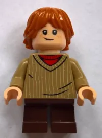LEGO Ron Weasley, Dark Tan Sweater minifigure