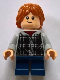 LEGO Ron Weasley, Plaid Hoodie minifigure