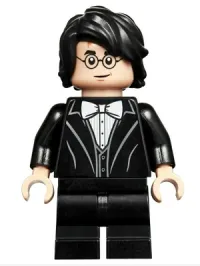 LEGO Harry Potter, Black Suit, White Bow Tie minifigure