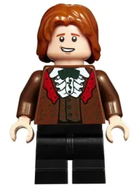 LEGO Ron Weasley, Reddish Brown Suit, Shirt with Ruffle minifigure
